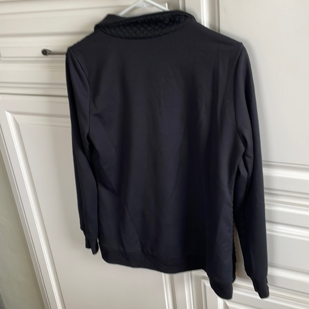 Quilted Pattern Lightweight Sweatshirt Pullover - image 7